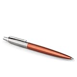 Parker Jotter Penna a Sfera con Dettagli Cromati, Confezione Regalo, Chelsea Orange