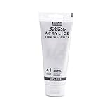 PEBEO Studio Acrylics Fine, 831-041, Vernice acrilica, Bianco brillante, 100 ml