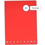 Pigna Monocromo - Quaderni a quadretti 5 mm, Formato A5, Colori assortiti, Confezione da 10