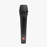 JBL PBM100 Microfono Dinamico Cardioide con Filo, per Voce, Canto, Karaoke, Compatibile con Altoparlanti JBL PartyBox, Alta Qualità, Cavo Jack 6,3 mm e Adattatore 3,5 mm, Nero