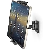 Tendak Supporto da Parete per Tablet, Supporto Tablet Muro, Staffa da parete da cucina girevole a 360° gradi, Supporto Tablet Auto Cruscotto per Tutti Smartphone e Tablet da 4,7-12,9 Pollici