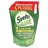 Svelto Eco Ricarica Detersivo Piatti a Mano Limone, 1.7L