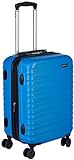 Amazon Basics - Valigia Trolley rigido, 55 cm (utilizzabile come bagaglio a mano di dimensioni standard), Blu chiaro
