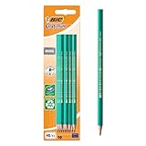 BIC Evolution Ecolutions, Matita In Grafite, Per Scrivere A Scuola E In Ufficio, Mina HB Resistente, Confezione da 10