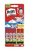 Pritt Colla Stick 5 x 11g, colla per bambini sicura e affidabile, colla Pritt per lavoretti e fai da te, con una tenuta forte per uso scuola e ufficio, 5 stick x 11g