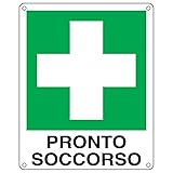 Cartello d'emergenza 12x14,5 cm Cartelli Segnalatori'Pronto soccorso'